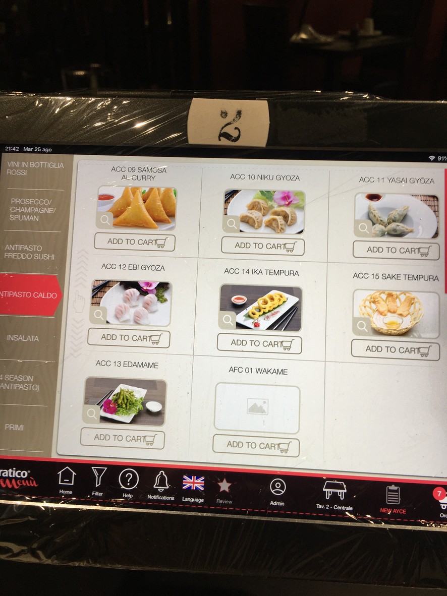 SushiSun Magliana menu 1