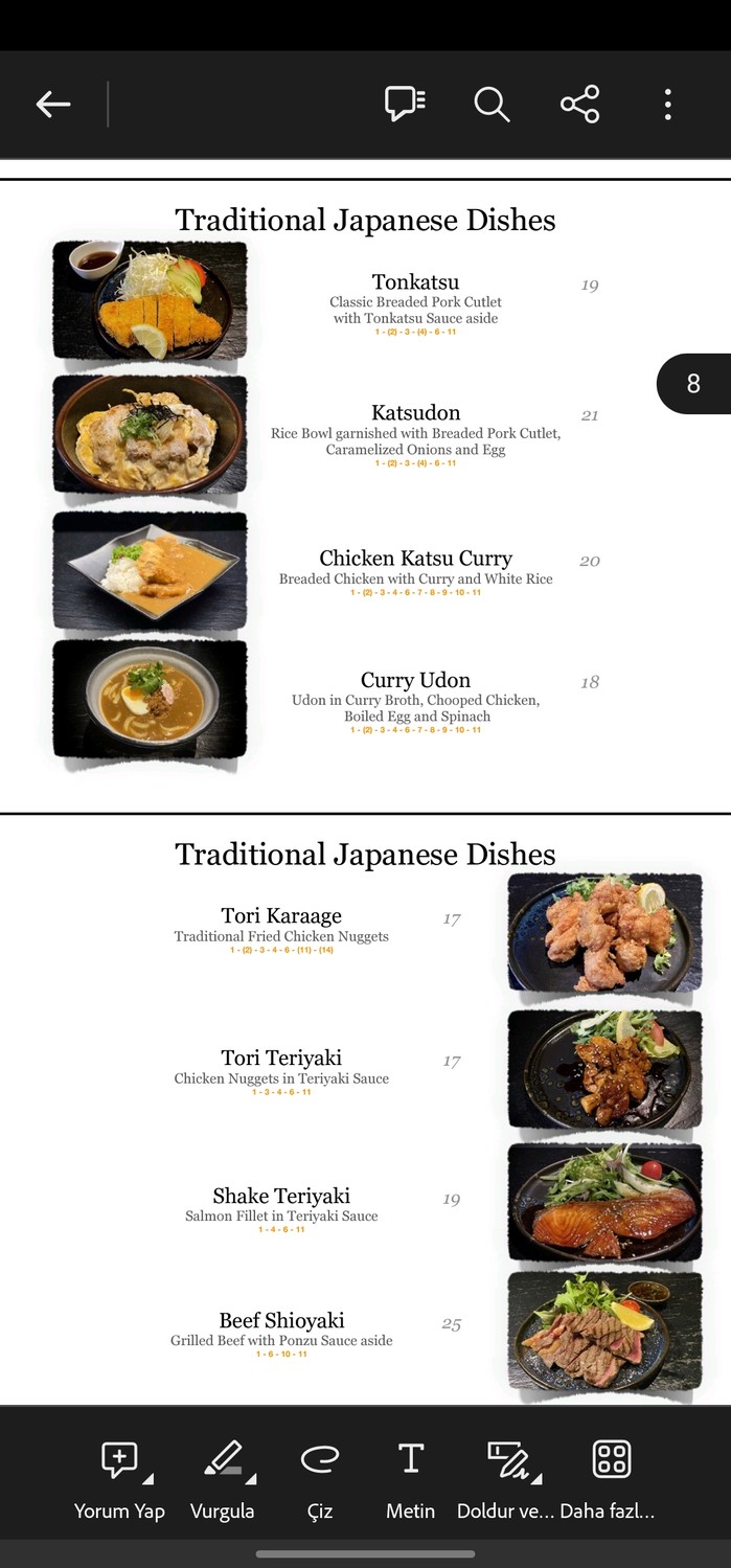 Kisaki Ramen & Sushi menu 2