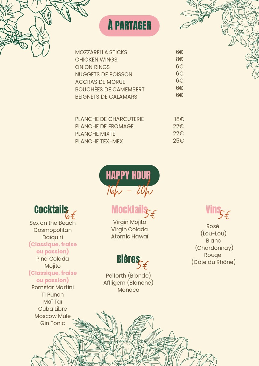 Guru Neuilly menu 1