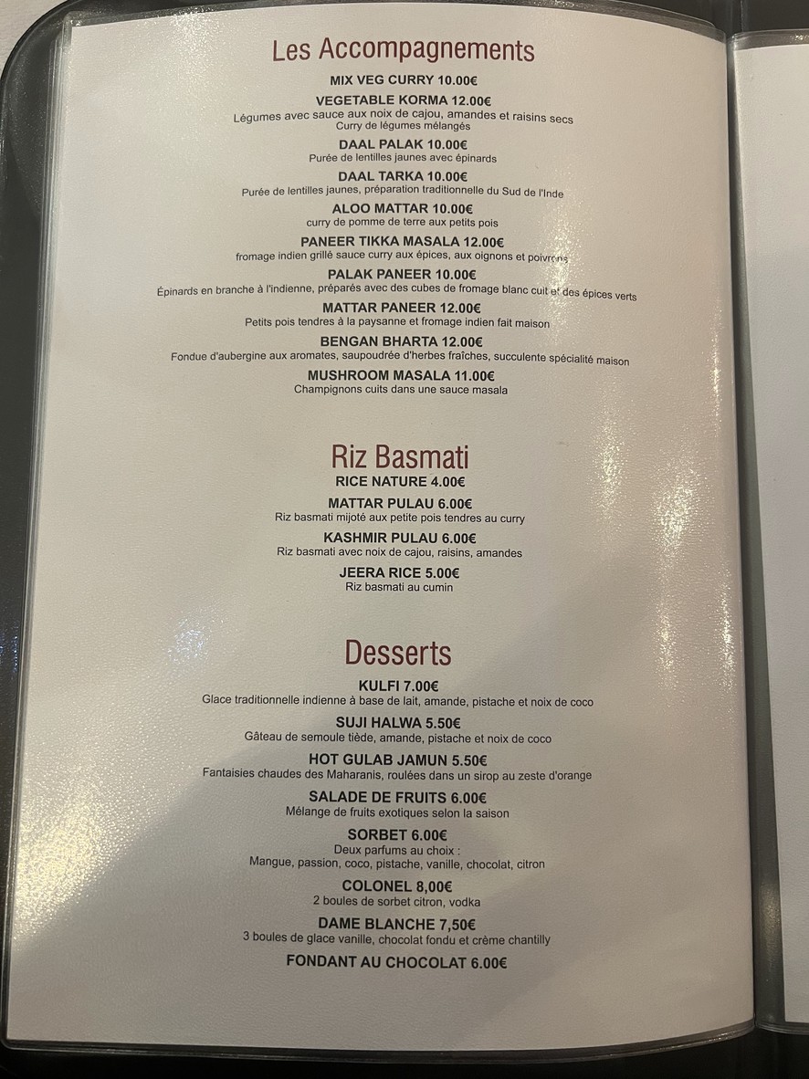 HIMALAYAN FUSION menu 7