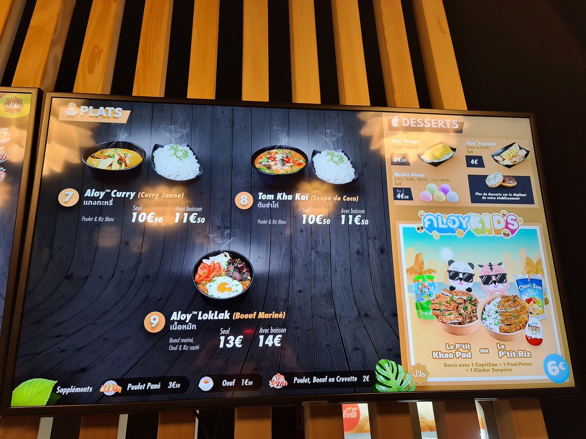 Aloy Thai - Ivry-sur-Seine menu 3