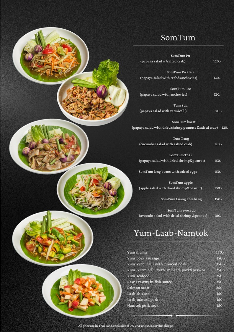 Tenderloins menu 4