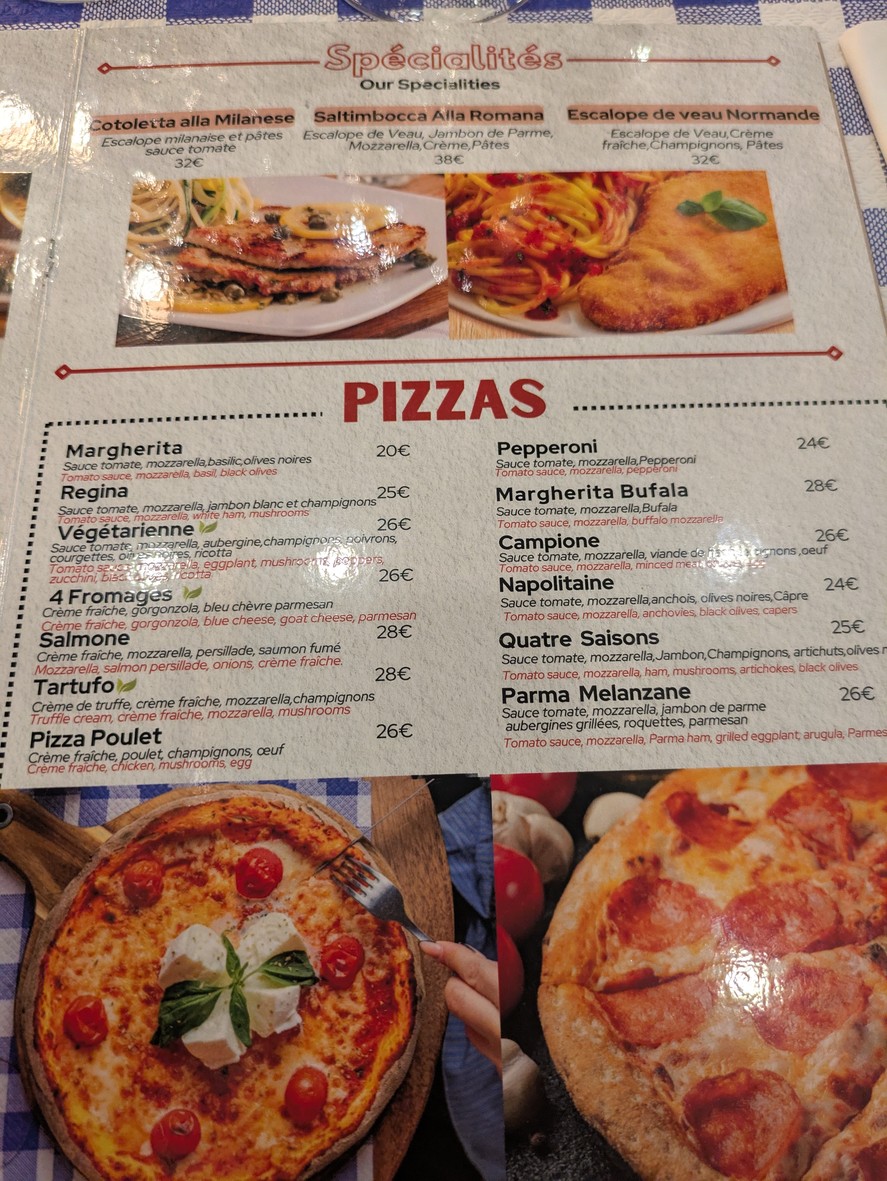 PACKIAMS menu 2