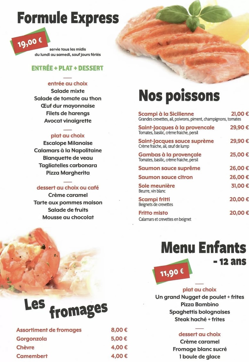 Casa Bella menu 5