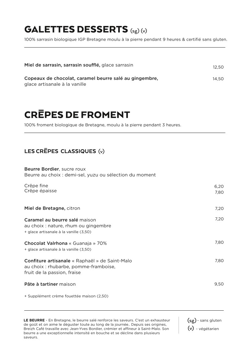 Breizh Café Vincennes | La Crêpe Autrement menu 4