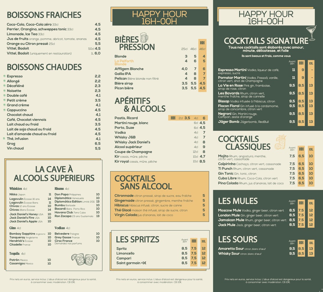 Les Bavards du Boulevard menu 4