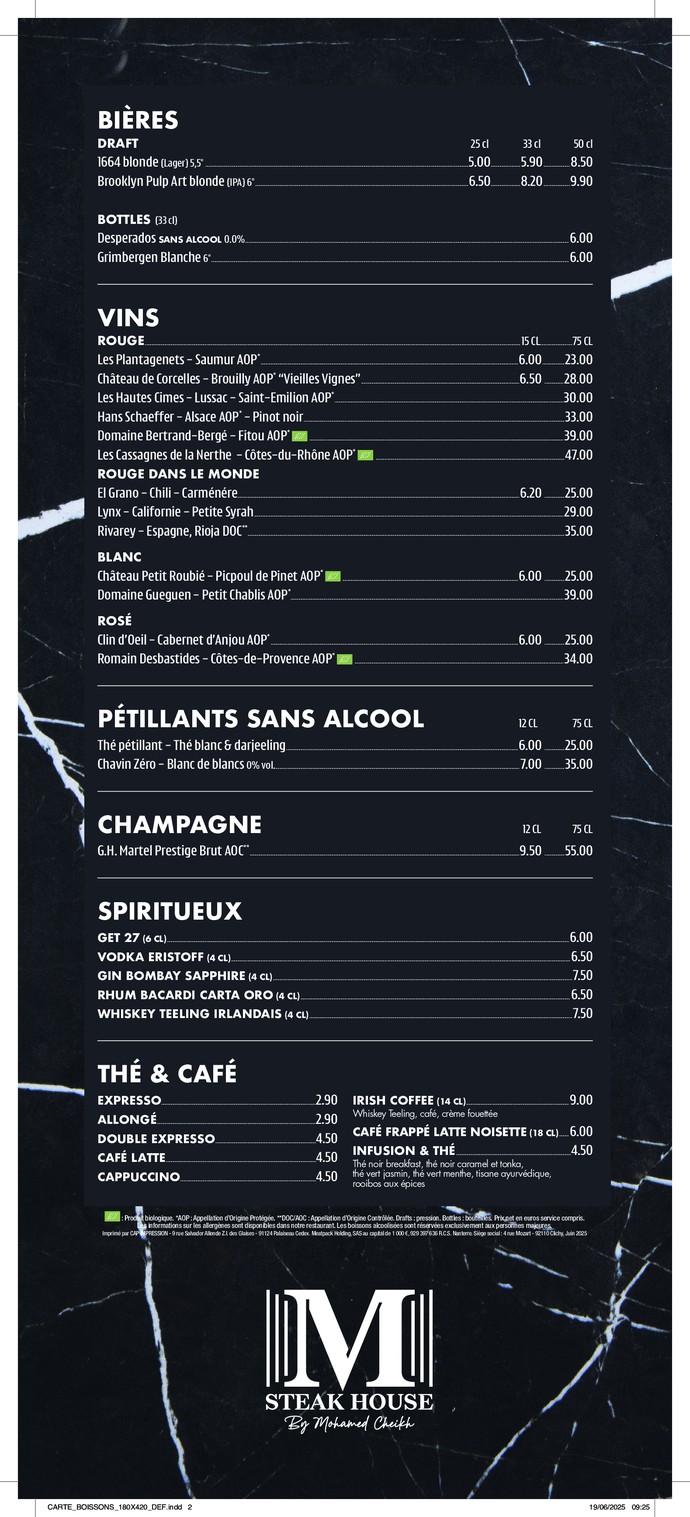 Meatpack Steakhouse menu 3