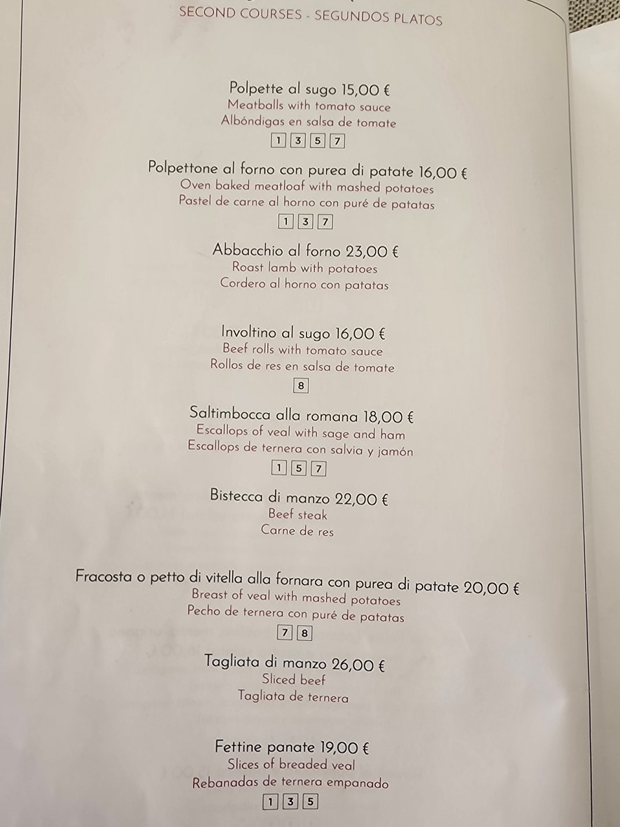 Felice a Testaccio | ROMA menu 3