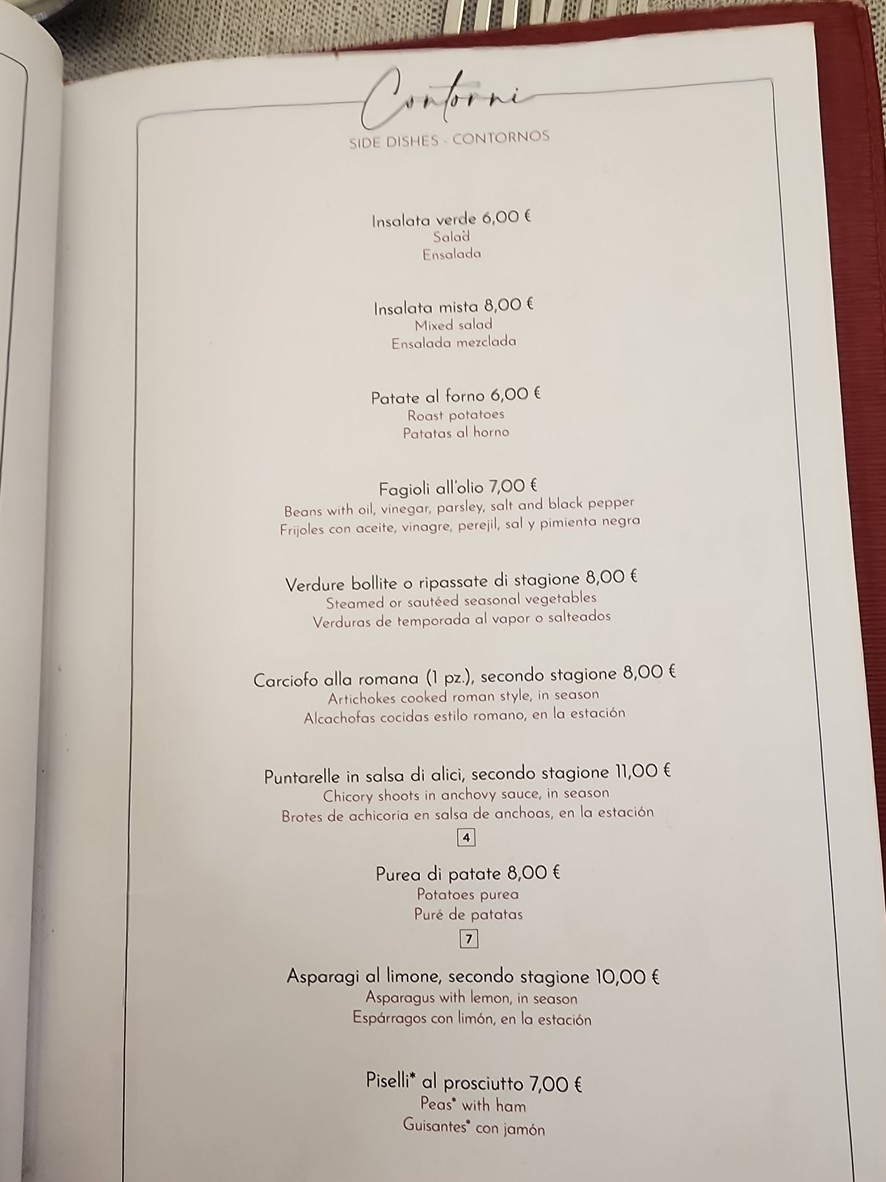 Felice a Testaccio | ROMA menu 4