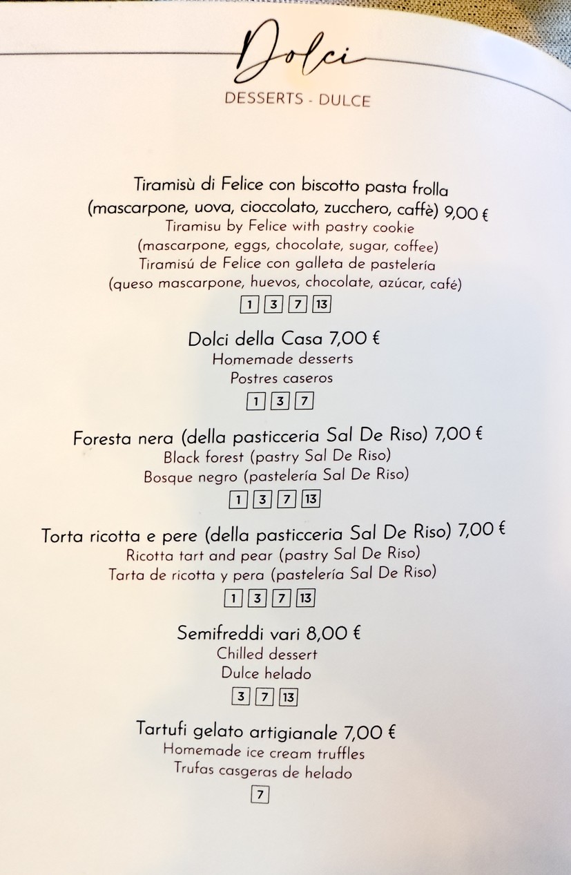 Felice a Testaccio | ROMA menu 5