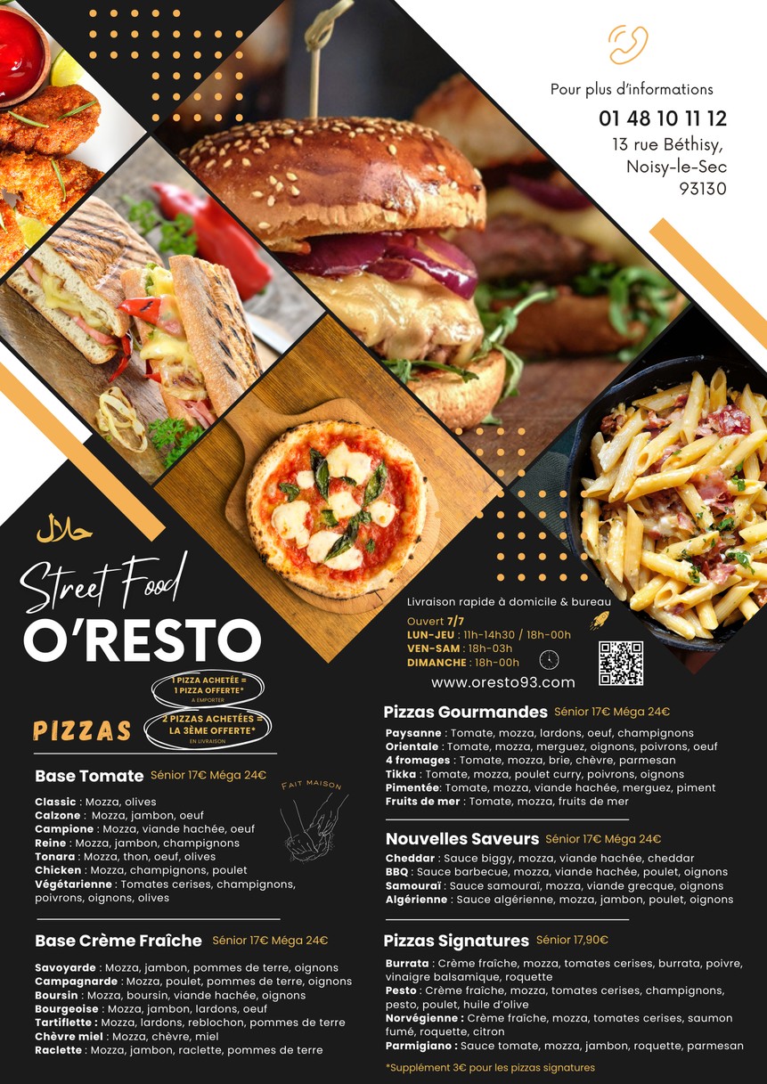O'Resto menu 1