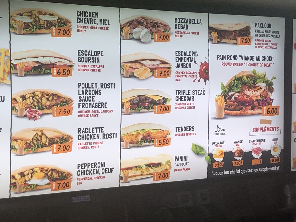 Croq'nivert menu 3