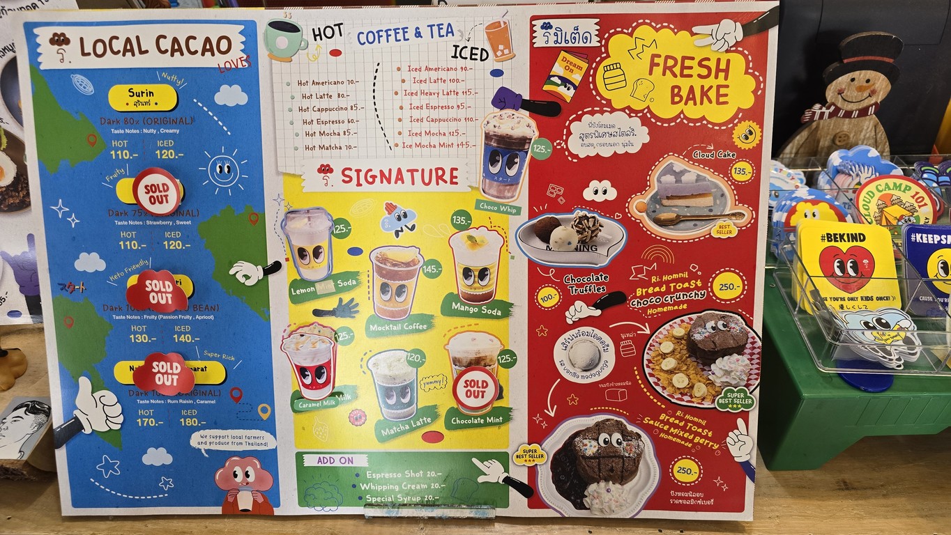 Ri Kafei menu 2