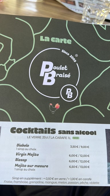 Braised Chicken PB La Courneuve