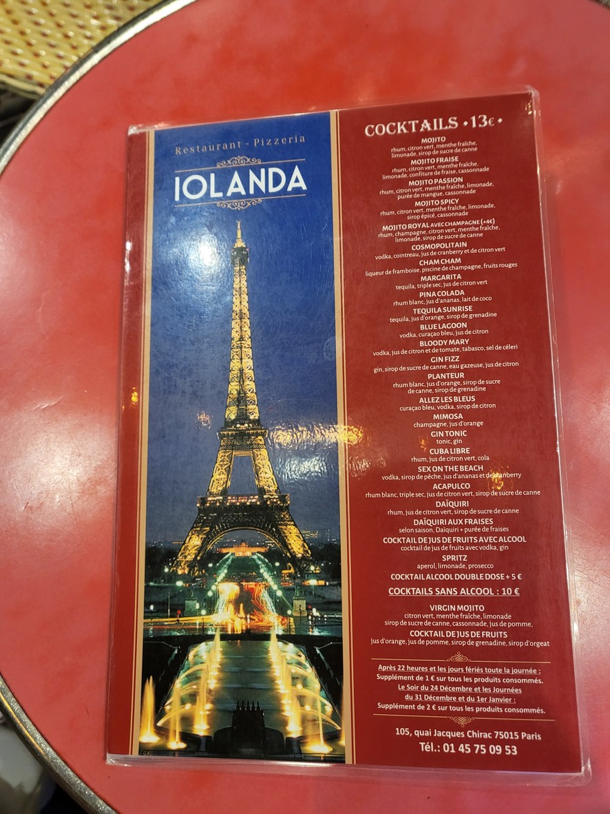 Iolanda menu 1