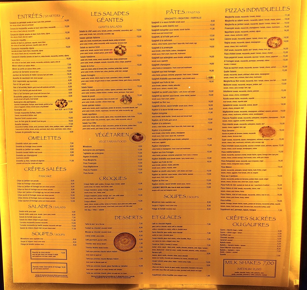 Iolanda menu 3