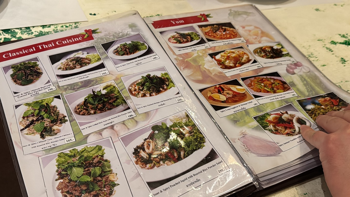 Madam Saranair Thai Food restaurant menu 2