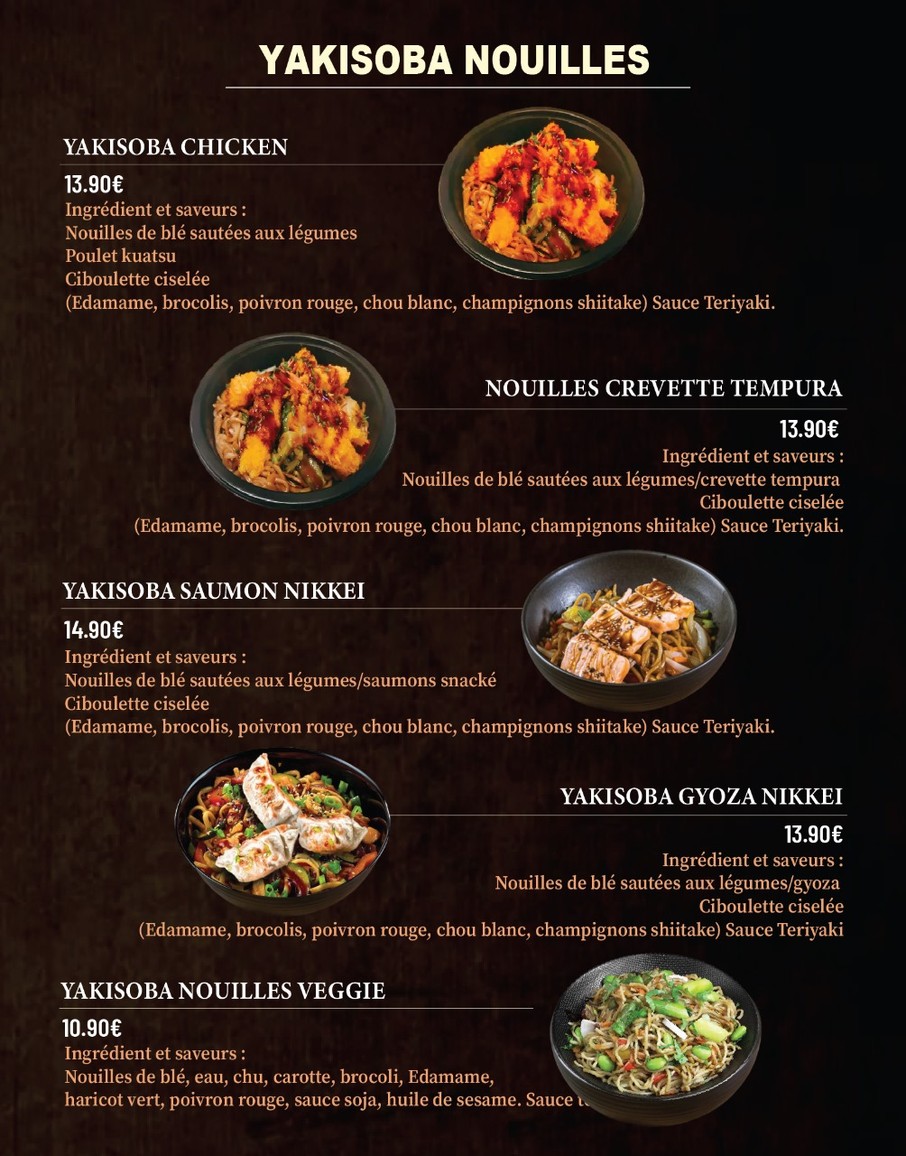 Star Belle Sushi menu 3