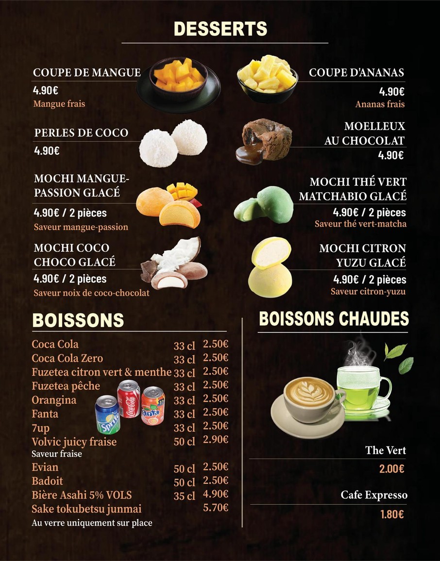 Star Belle Sushi menu 4