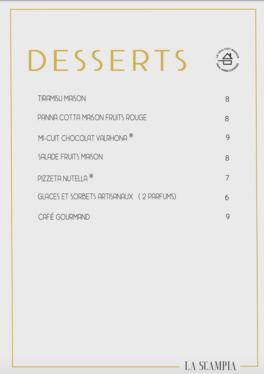 La Scampia menu 6