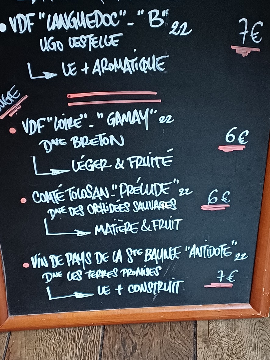 Restaurant Quedubon menu 2