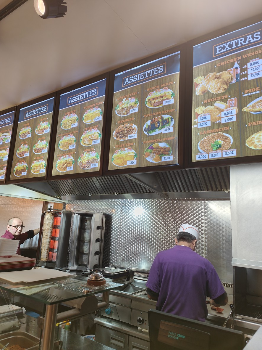 PARIS KEBAP menu 2