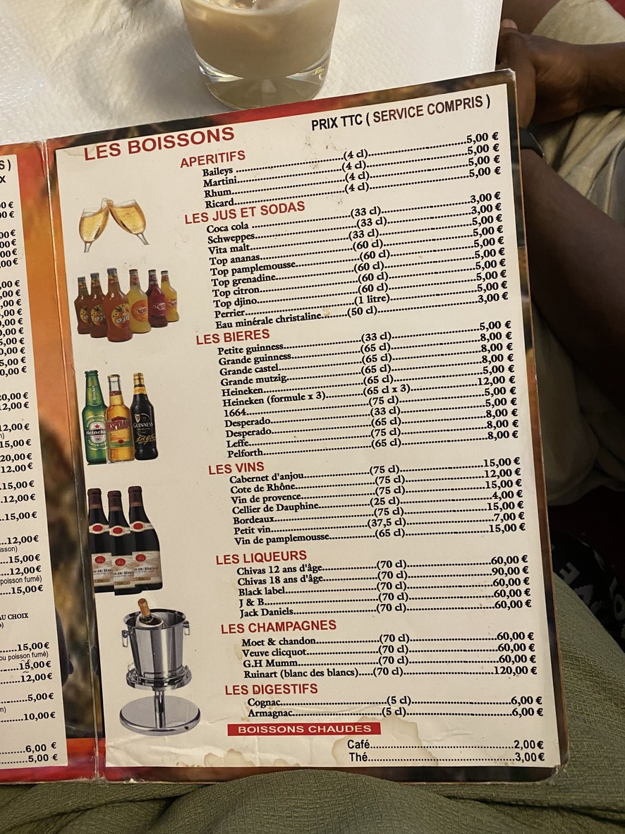 Le Chicago menu 2