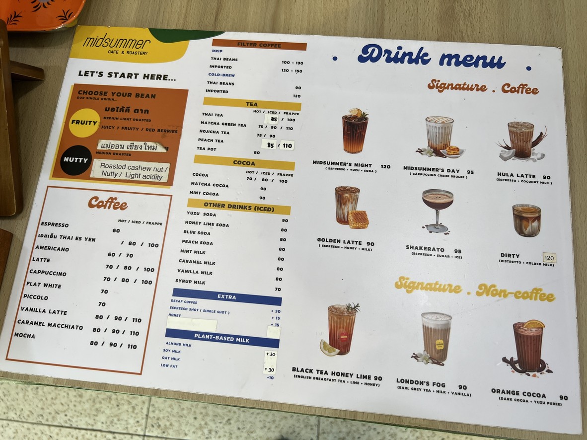 米德萨默咖啡烘焙坊 menu 1