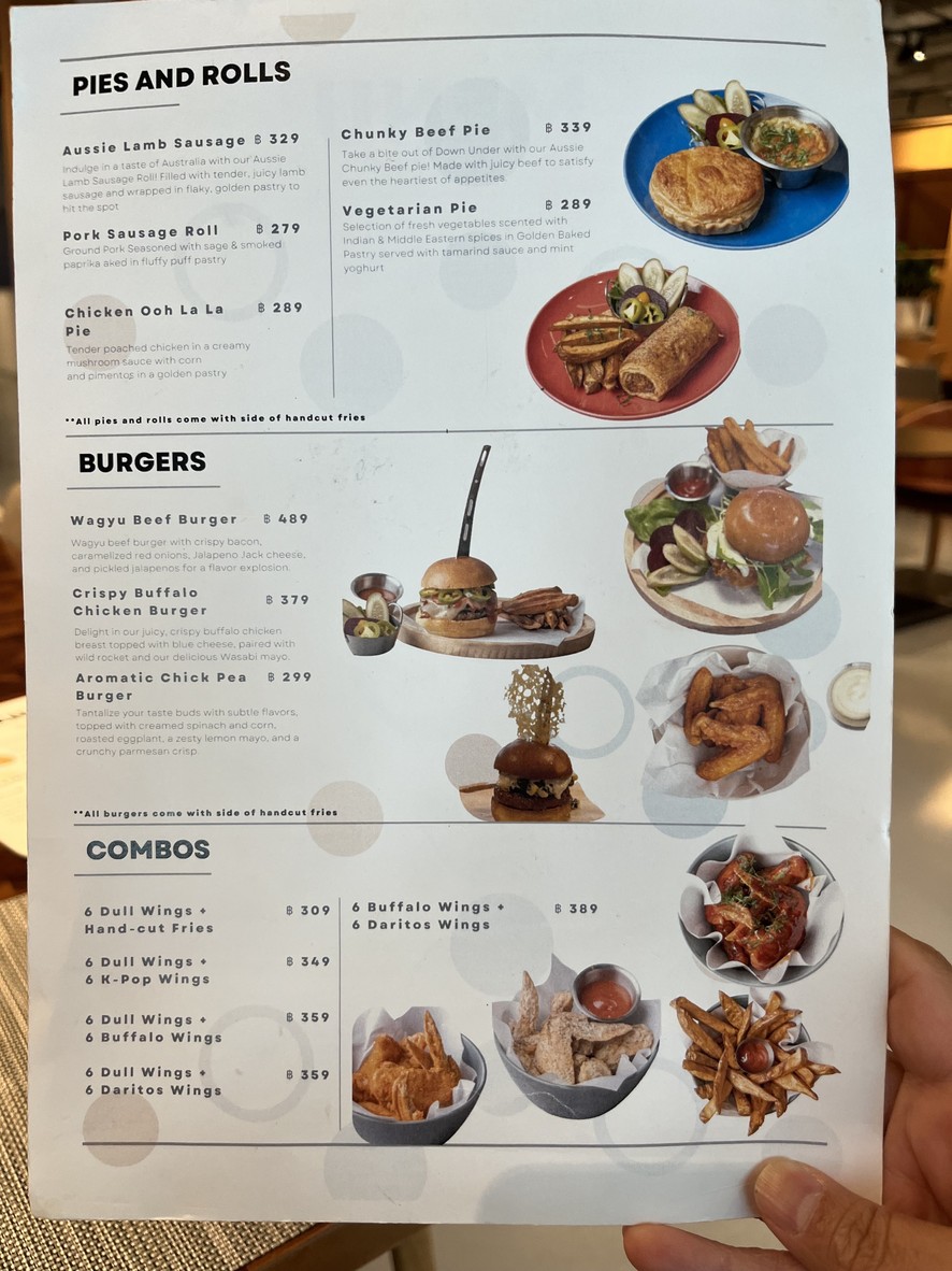 Chef Bar menu 2