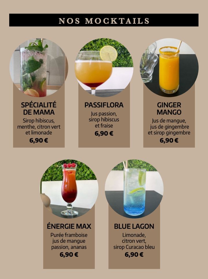 A L'AFRICAINE menu 7