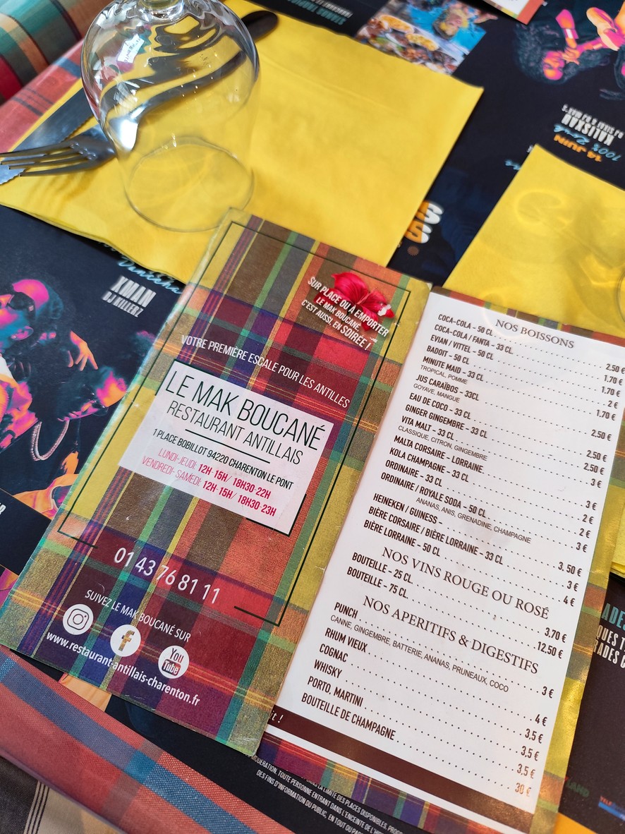 Mak Boucané menu 1