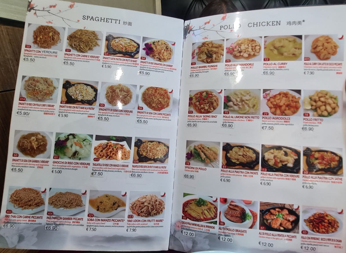 大京城酒楼Ristorante cinese giapponese"Città in Fiore" menu 2