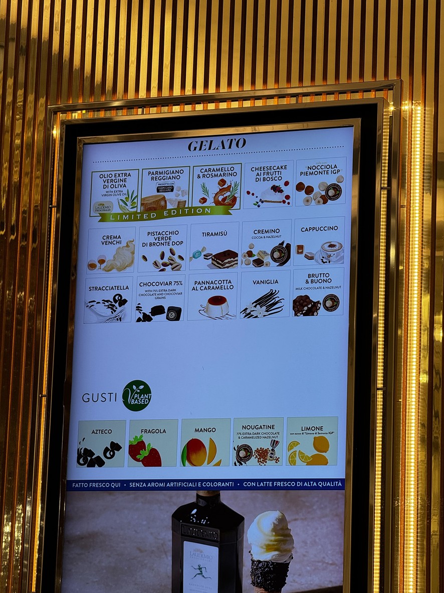 Venchi Cioccolato e Gelato Via del Corso menu 1