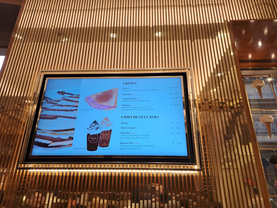 Venchi Cioccolato e Gelato Via del Corso menu 2