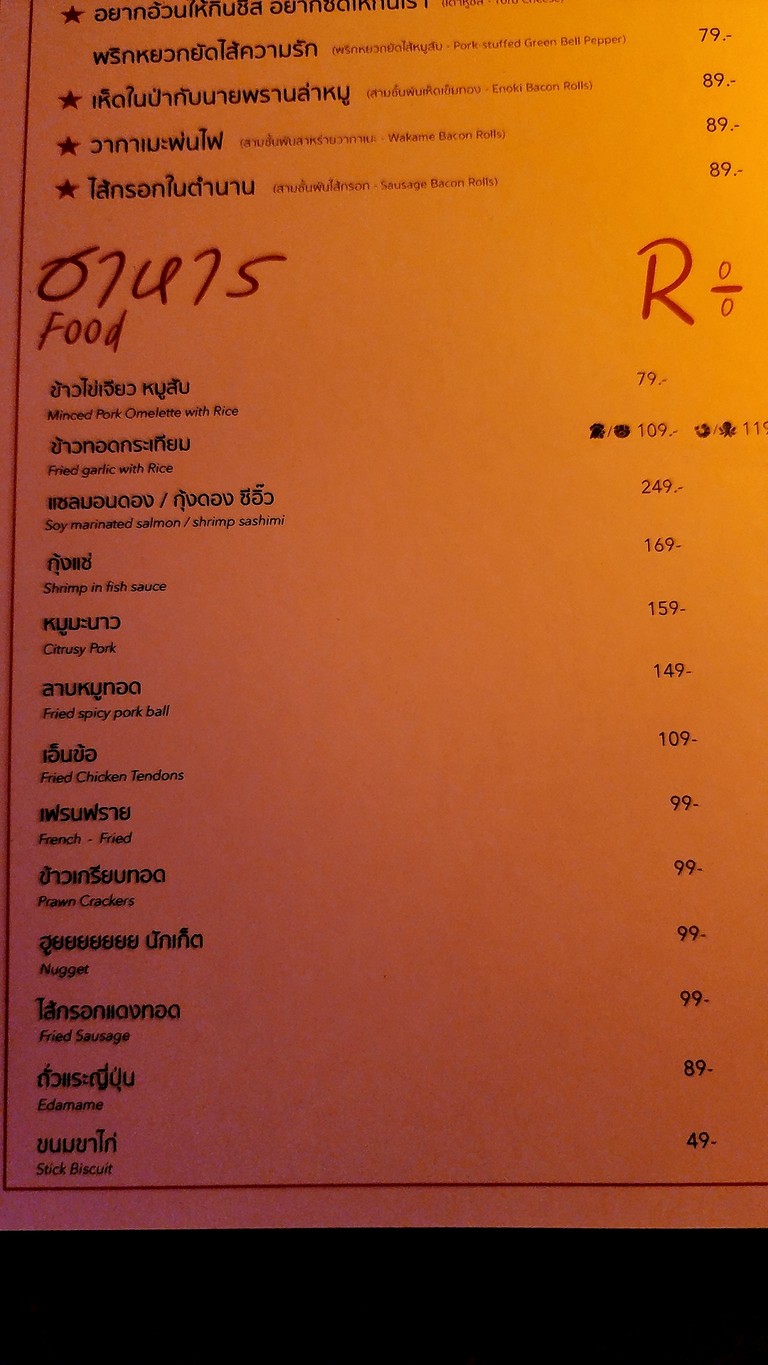 ตำนาน เตาปูน - 傳奇 Café & Bar menu 2