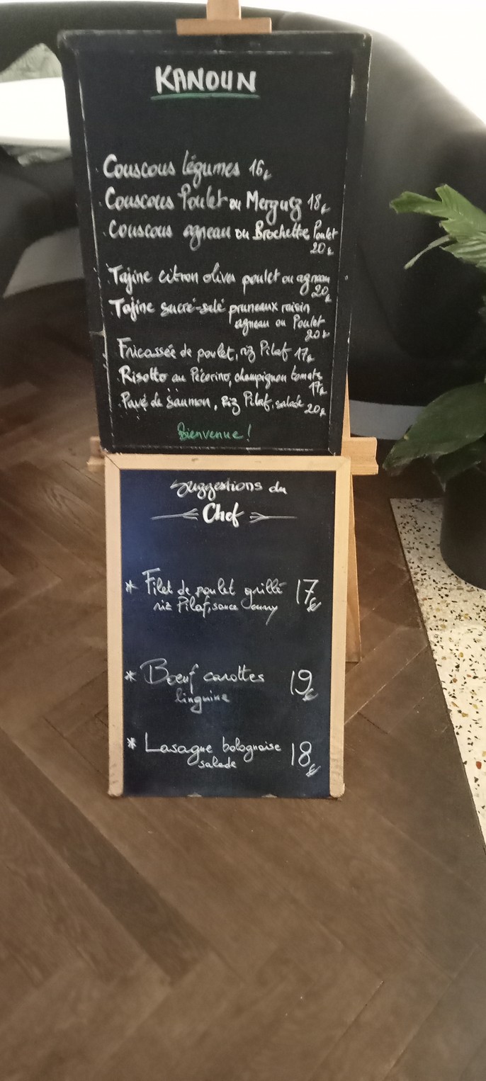 Kanoun menu 2