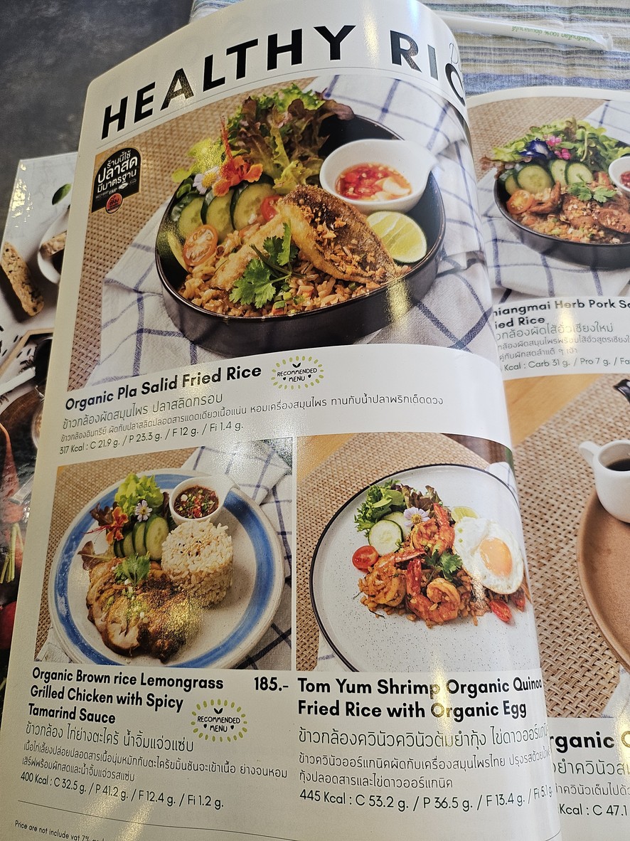 O’ganic Concept ARI menu 3