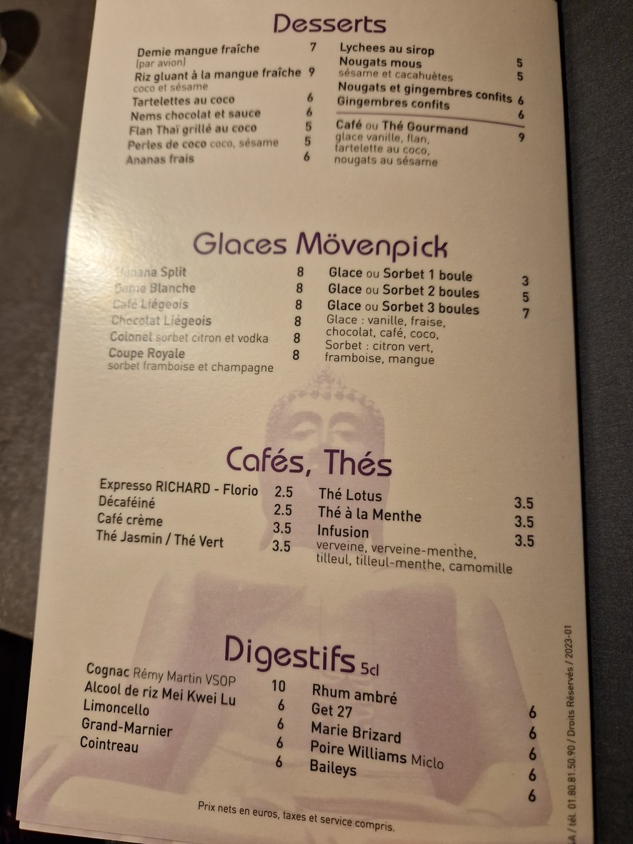 SUKHUMVIT menu 3