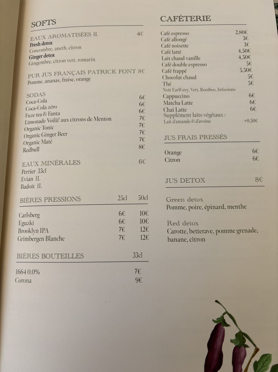 Ora Farmhouse - Pavillon du Lac menu 2