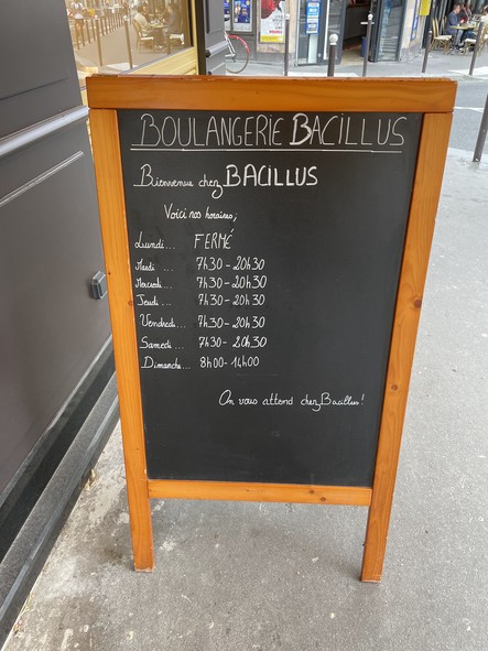 Boulangerie Bacillus - Jonquière Paris 17