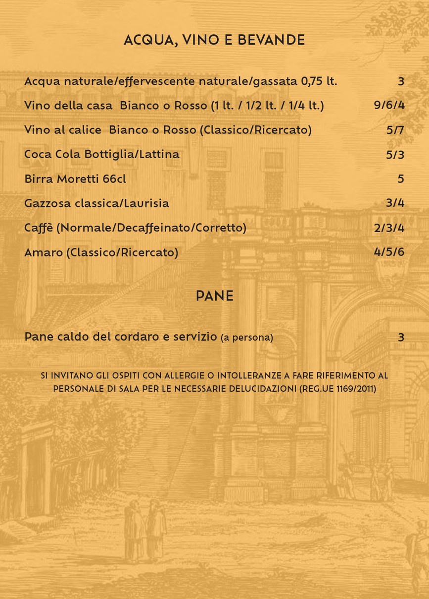 Trattoria Dal Cordaro (Roma) - Vino e Cucina romana dal 1922 menu 4