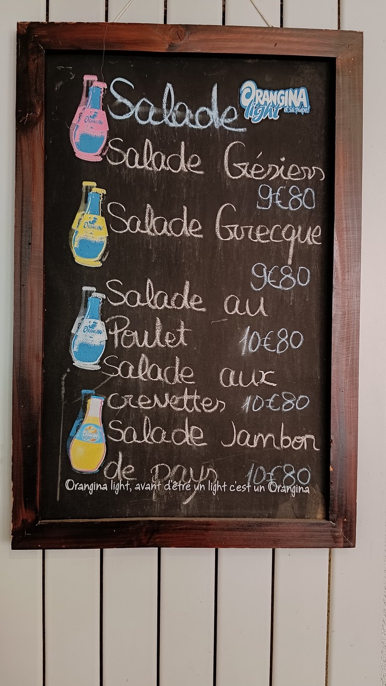 Au Pays de Vannes menu 1