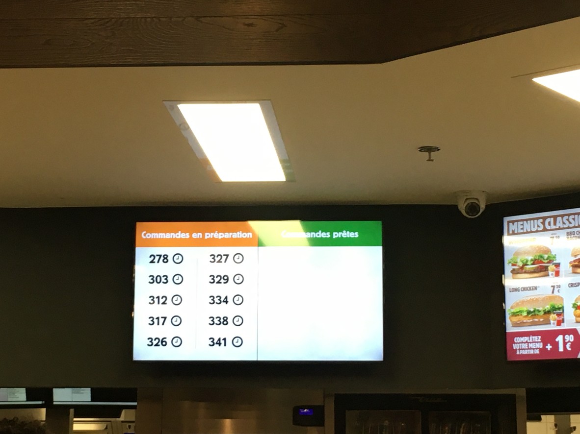 Burger King menu 1