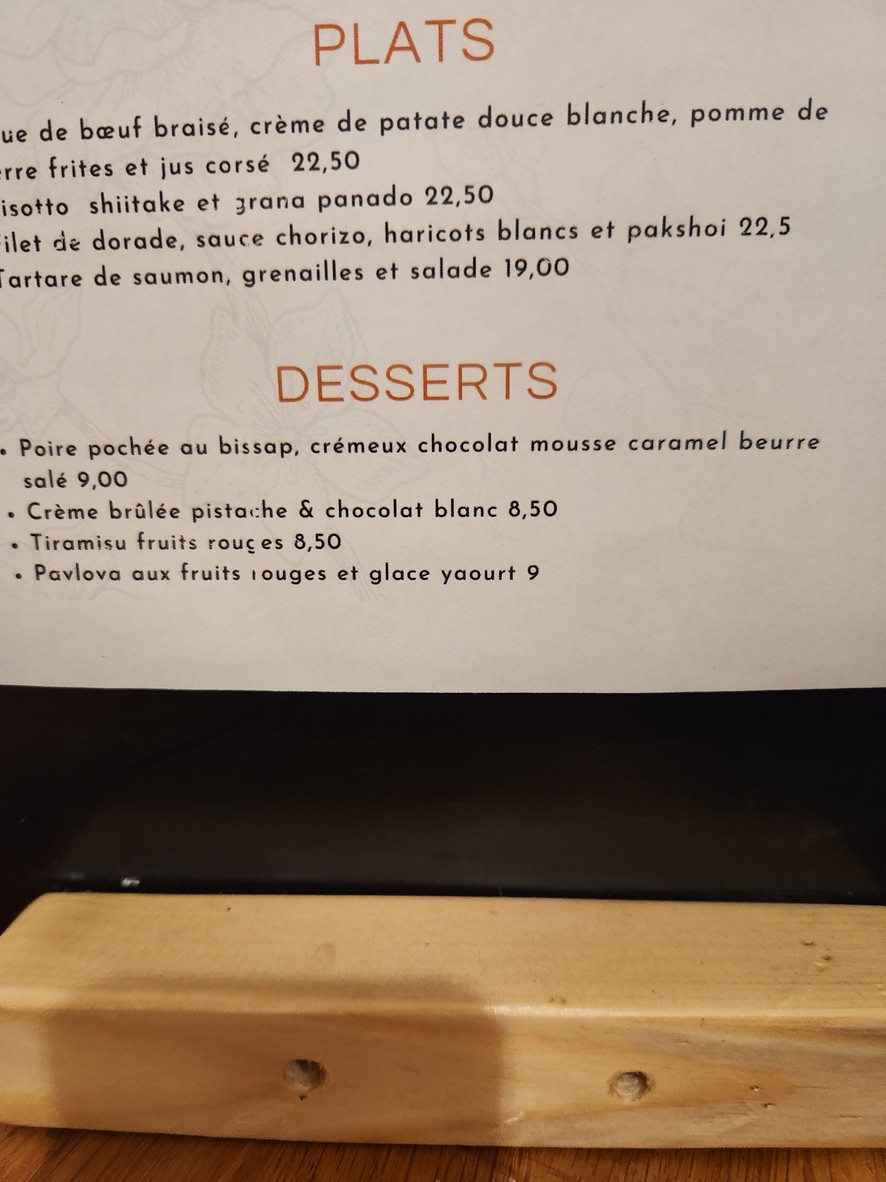Noûsh menu 6