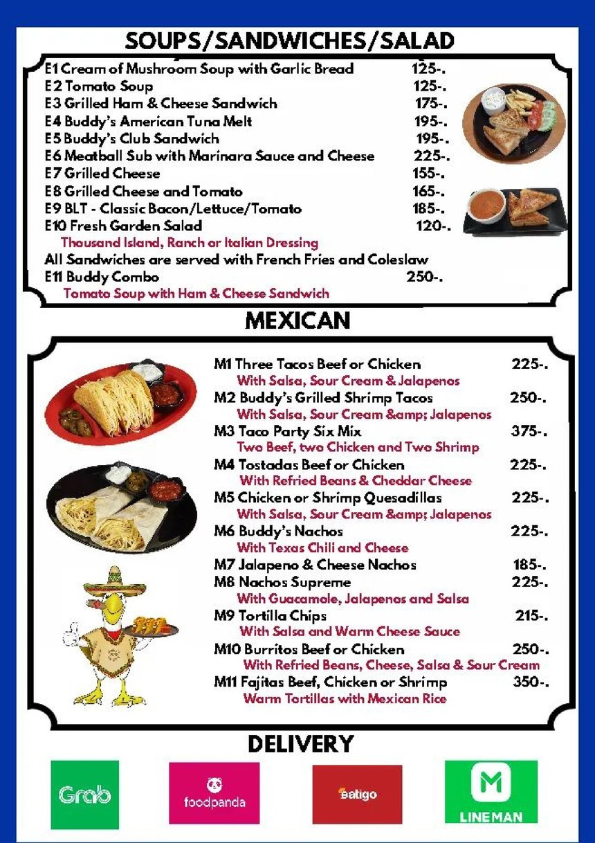 巴迪酒吧烧烤 (素坤逸89巷) menu 2