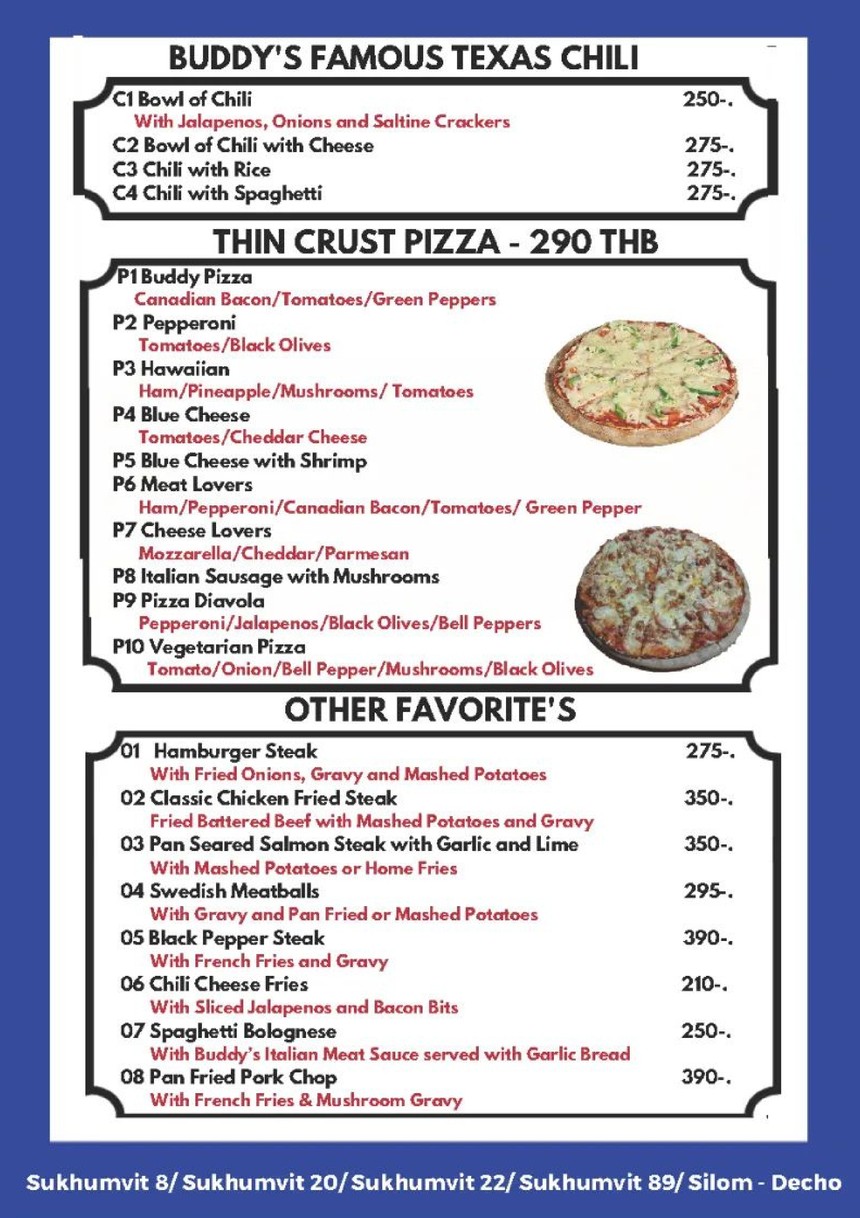 巴迪酒吧烧烤 (素坤逸89巷) menu 4