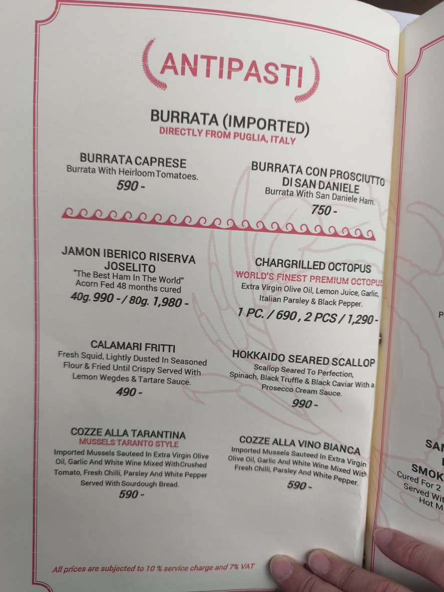 Armenio's Modern Grandma menu 1