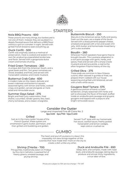 Tina's Sathorn - New Orleans Restaurant