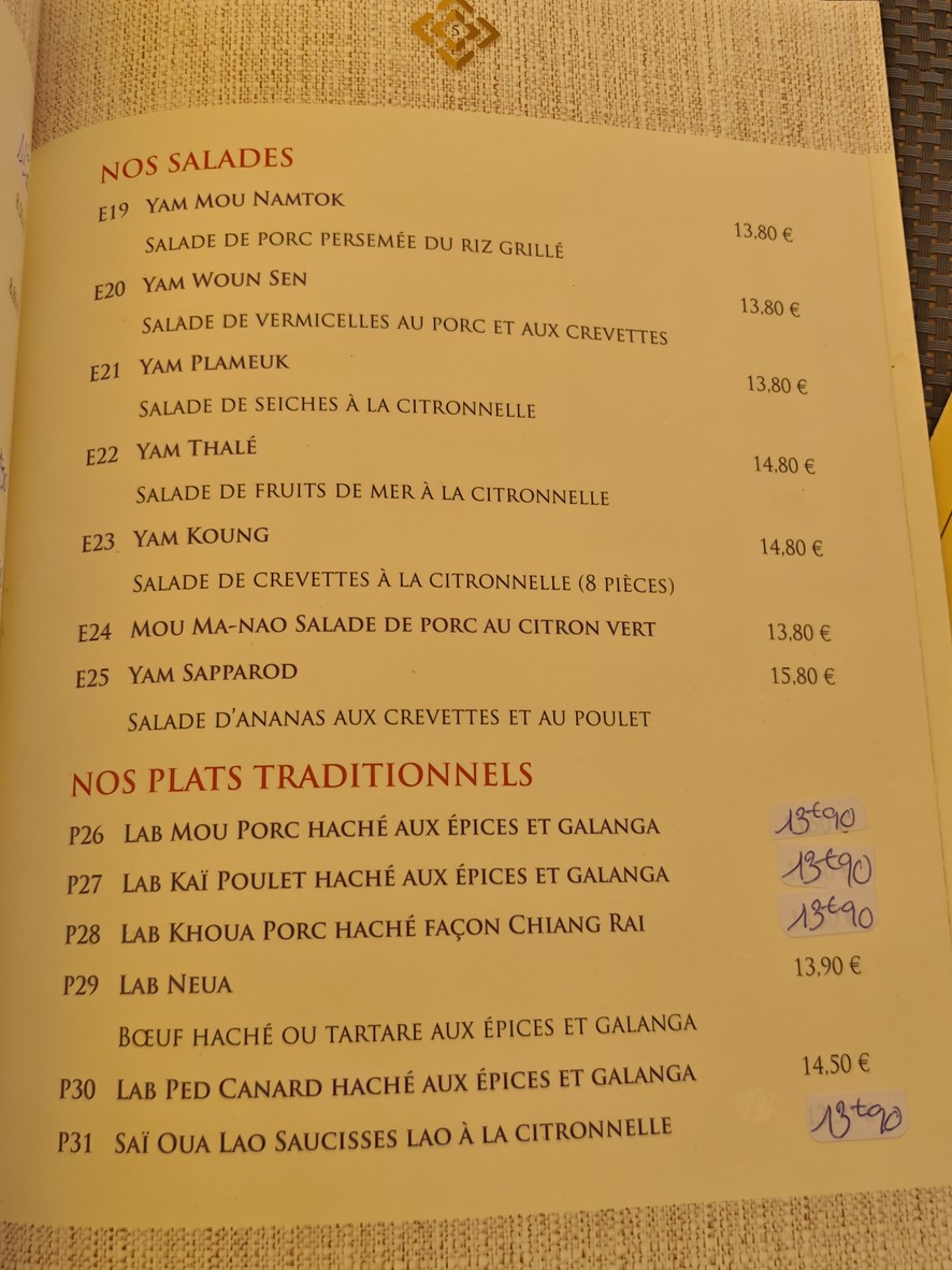 Chiang Rai Jao menu 4