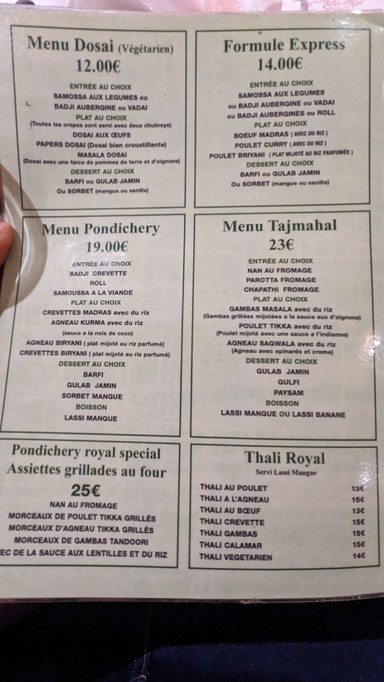 Restaurant New Pondichery